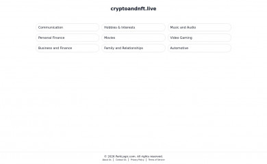 cryptoandnft.live screenshot