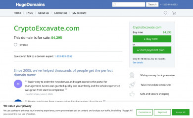 cryptoexcavate.com screenshot