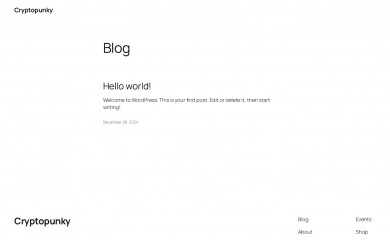 cryptopunky.com screenshot