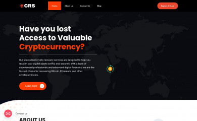 cryptorecoveryservice.org screenshot