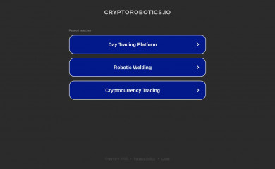 cryptorobotics.io screenshot