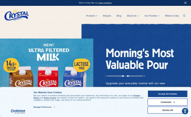 crystalcreamery.com screenshot