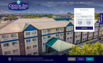 crystalinns.com screenshot