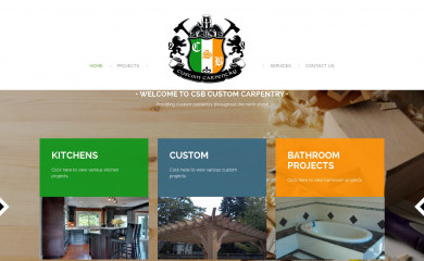 csbcustomcarpentry.com screenshot