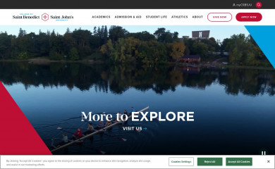 csbsju.edu screenshot