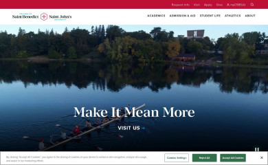 csbsju.edu screenshot