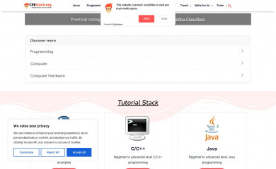 csestack.org screenshot