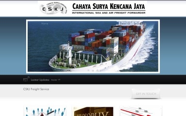 cskjfreight.com screenshot