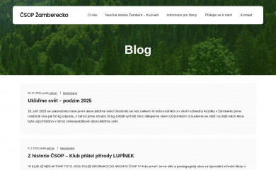 csopzamberk.cz screenshot