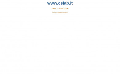 cslab.it screenshot