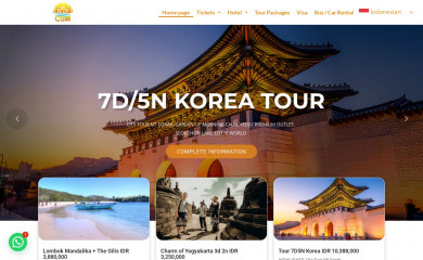 csmtravel.co.id screenshot