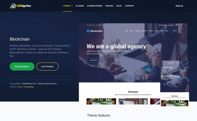 https://www.cssigniter.com/themes/blockchain/ screenshot