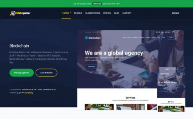 https://www.cssigniter.com/themes/blockchain/ screenshot
