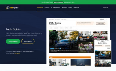 https://www.cssigniter.com/themes/noozbeat/ screenshot