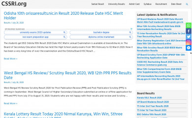 cssri.org screenshot