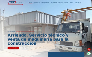 cstmaquinarias.cl screenshot