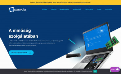 cszerviz.hu screenshot