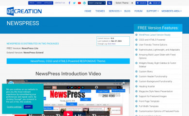 https://d5creation.com/theme/newspress screenshot