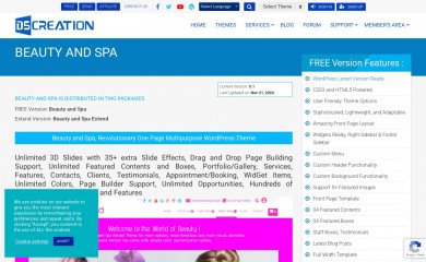 https://d5creation.com/theme/beautyandspa screenshot