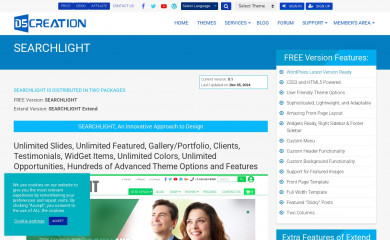 https://d5creation.com/theme/searchlight screenshot