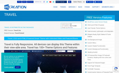 https://d5creation.com/theme/travel/ screenshot