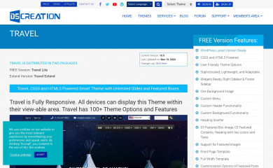 https://d5creation.com/theme/travel/ screenshot
