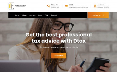 dtaxaccounting.com.au screenshot