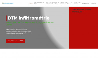 dtm-infiltrometrie.fr screenshot