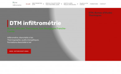 dtm-infiltrometrie.fr screenshot