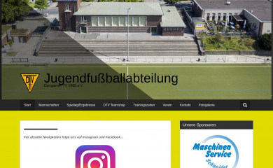dtv-fussballjugend.de screenshot