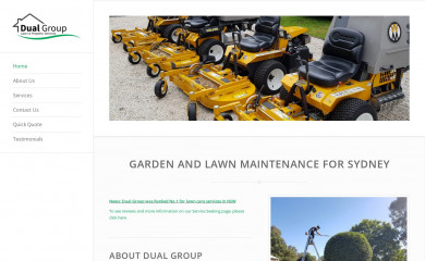 dualgroup.com.au screenshot