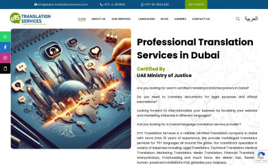 dubai-translationservices.ae screenshot