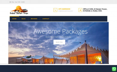 dubaisafaritrips.com screenshot