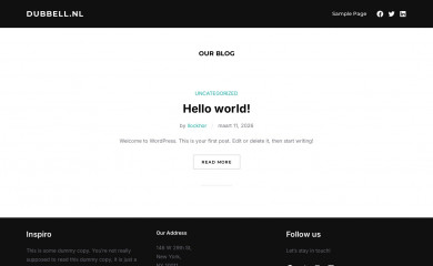 dubbell.nl screenshot