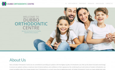 dubboorthocentre.com.au screenshot