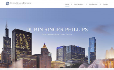dubinsinger.com screenshot