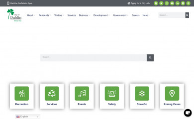dublinohiousa.gov screenshot