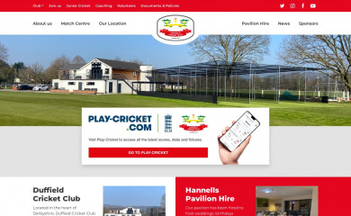 duffieldcc.co.uk screenshot