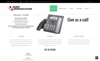 dukecom.com screenshot