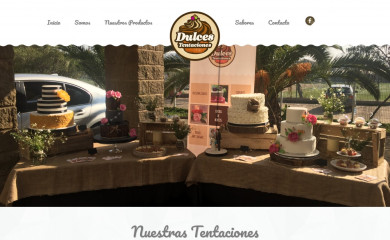 dulcestentaciones.cl screenshot