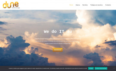 dunetechnology.com screenshot