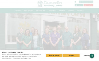 dunedinvets.co.uk screenshot