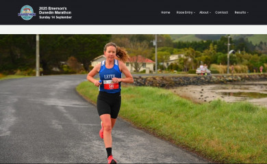 dunedinmarathon.co.nz screenshot