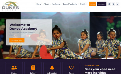 dunesacademy.com screenshot