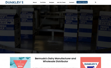 dunkleysdairy.com screenshot