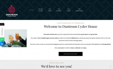 duntrooncyderhouse.com screenshot