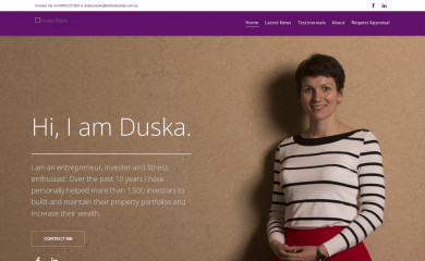 duskamaric.com screenshot