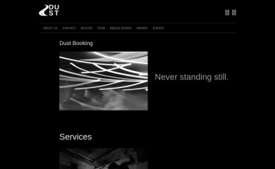 dust-booking.com screenshot