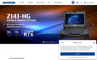 durabook.com screenshot