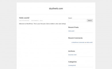 duziherb.com screenshot